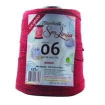 Barbante Sem Limite Nº6 627m - 90% Algodão 960 TEX para Artesanato