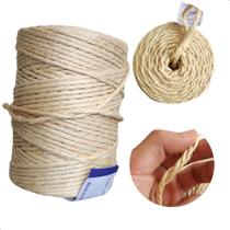 Barbante Sisal 150 metros 4mm 500/3 para Artesanato Convite e Decorações Barbante Sisal 150 metros 4mm 500/3 para Artesanato Convite e Decorações