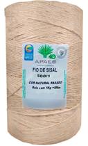 Barbante Sisal 3mm Rolo 500 mts Artesanato Corda Corda Fio Sisal Amarração Tags Alças Convite - Apaeb