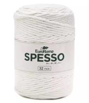 Barbante Spesso Maxi EuroRoma 4x32 Fios Crú 1Kg - Ideal para Macramê e Artes Manuais