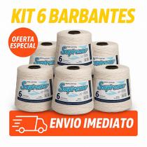 Barbante Supremo Nº6 Cru 1 Kg Pacote com 6 Unidades