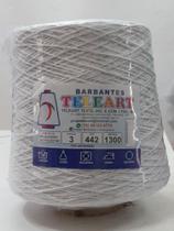 BARBANTE TELEART Nº 3 cor 01 BRANCO