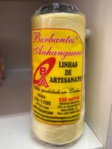 Barbantes Anhanguera cor Amarelo BB 500m - linha para cabelo Barbantes Anhanguera cor Amarelo BB 500m - linha para cabelo