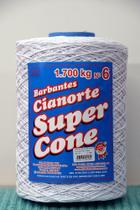 Barbantes Cianorte BC SUPER CONE cor alvejado nº6 1,7 kg