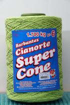 Barbantes Cianorte BC SUPER CONE cor verde cana nº6 1,7 kg