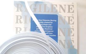 Barbatana Costurável 10 Milímetros Rigilene Peça 10m Branco