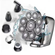 Barbeador 9D Com Lâminas Aço Inoxidável E Alta Resistência