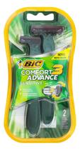 Barbeador BIC Comfort 3 Advance Sensitive descartavel 2 un