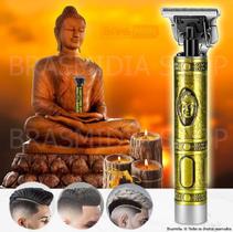 Barbeador Chama Fartura do Buda Dinheiro Prosperidade Talismã Budismo Esoterismo Maquina Cabelo Barba - Brasmidia