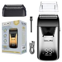 Barbeador Daling Dl-9215 Recarregável 2 Lâminas Shaver Bivolt Barbeador Daling Dl-9215 Recarregável 2 Lâminas Shaver Bivolt