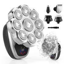 Barbeador de cabeça flutuante elétrico FITECHZY 9D para homens