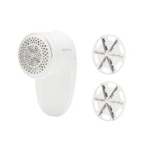 Barbeador de tecidos Amazon Basics, operado por bateria, branco Barbeador de tecidos Amazon Basics, operado por bateria, branco