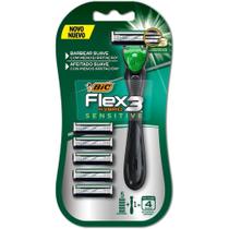 Barbeador Descartavel BIC HYBRID SENS. VD C/5 Refis Blister Barbeador Descartavel BIC HYBRID SENS. VD C/5 Refis Blister