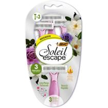 Barbeador Descartável BIC Soleil Escape com 3 Lâminas - Blister com 3 Barbeador Descartável BIC Soleil Escape com 3 Lâminas - Blister com 3