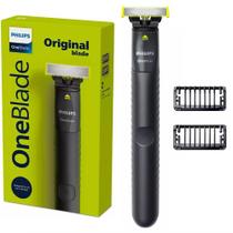 Barbeador e Aparador de Pelos Barba Philips OneBlade QP1424 10 Prova Dagua Barbeador e Aparador de Pelos Barba Philips OneBlade QP1424 10 Prova Dagua
