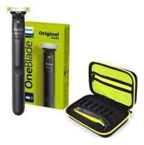 Barbeador E Aparador De Pelos Philips Oneblade + Case Rígida Barbeador E Aparador De Pelos Philips Oneblade + Case Rígida