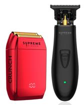 Barbeador e aparador elétricos 2 em 1 Supreme STF602 ST5206 220V