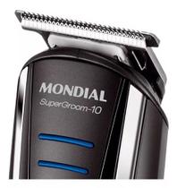Barbeador e cortador de cabelo Mondial Super Grooming BG-03 preto e azul 110V/220V