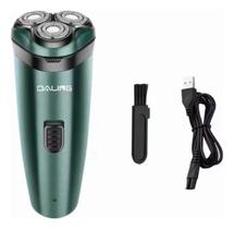 Barbeador Eletrico 2 Em 1 Aparador De Pelo Ergonomico Usb 2h Cor Verde Barbeador Eletrico 2 Em 1 Aparador De Pelo Ergonomico Usb 2h Cor Verde