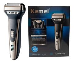 Barbeador Elétrico 3 em 1 Shaver Máquina para Depilar Barbear e Aparar Barba Nariz Orelha Sobrancelha Faz Pezinho Bivolt Kemei Durawell Model KM 6776 Barbeador Elétrico 3 em 1 Shaver Máquina para Depilar Barbear e Aparar Barba Nariz Orelha Sobrancelha Faz Pezinho Bivolt Kemei Durawell Model KM 6776