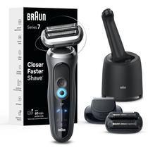 Barbeador elétrico Braun Series 7 7185cc para homens molhados e secos