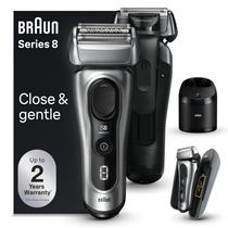 Barbeador elétrico Braun Series 8 8577cc para homens molhados e secos