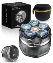 Barbeador Elétrico Detona Magnetic 6D - À Prova D'Água IPX8