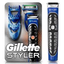 Barbeador Elétrico Gillette Styler Seco e Molhado - 3 em 1