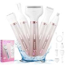 Barbeador elétrico HeatFire 5 em 1 para mulheres recarregável