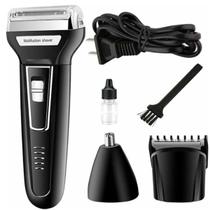 Barbeador Elétrico Masculino Kemei 6558 Máquina De Barbear Alta Precisão Recarregável Presente