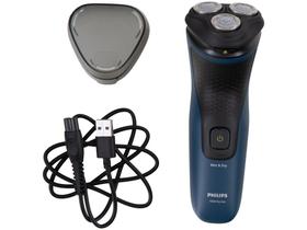 Barbeador Elétrico Philips 1000 Series Seco e Molhado 1 Velocidade