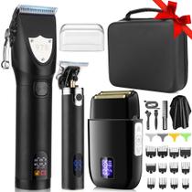 Barbeador Elétrico Profissional Lanumi para Homens - Conjunto Completo Barbeador Elétrico Profissional Lanumi para Homens - Conjunto Completo