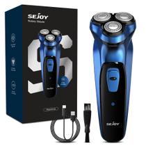 Barbeador Elétrico Sejoy para Homens - Sem Fio, Lavável e Recarregável Barbeador Elétrico Sejoy para Homens - Sem Fio, Lavável e Recarregável