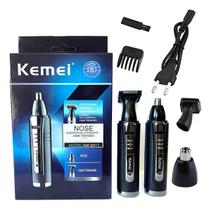 Barbeador Eletrico Sem Fio Recarregavel Barba Nariz Orelha