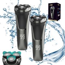 Barbeador elétrico Snapbuy 4D Rotary IPX7 impermeável para homens