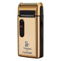 Barbeador Elétrico Styleader Retro Dourado para Homens - Com Aparador de Barba Barbeador Elétrico Styleader Retro Dourado para Homens - Com Aparador de Barba