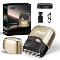 Barbeador elétrico Ufree para homens com 2 cabeças de alumínio IPX7 à prova d'água Barbeador elétrico Ufree para homens com 2 cabeças de alumínio IPX7 à prova d'água