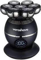 Barbeador Elétrico Veroshave 7 Lâminas - Sem Fio para Homens - Cabeça Careca