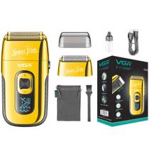 Barbeador Eletrico VGR V-332 2 Em 1 Recarregavel - Dourado Barbeador Eletrico VGR V-332 2 Em 1 Recarregavel - Dourado