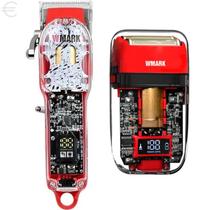 Barbeador Elétrico Wmark E Máquina De Corte Wmark Kit 2X1 Barbeador Elétrico Wmark E Máquina De Corte Wmark Kit 2X1