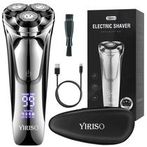Barbeador Elétrico YIRISO para Homens - Molhado e Seco com Aparador Pop-Up Barbeador Elétrico YIRISO para Homens - Molhado e Seco com Aparador Pop-Up