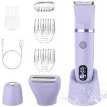 Barbeador elétrico Zivelier 3 em 1 IPX7 à prova d'água para mulheres Barbeador elétrico Zivelier 3 em 1 IPX7 à prova d'água para mulheres