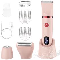 Barbeador elétrico Zivelier 3 em 1 IPX7 à prova d'água para mulheres Barbeador elétrico Zivelier 3 em 1 IPX7 à prova d'água para mulheres