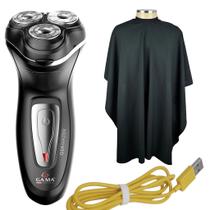 Barbeador Gama Italy Profissional Recarregável Laminas Confort Capa Cabeleireiro