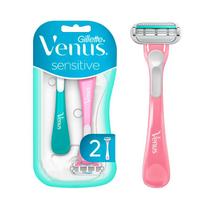 Barbeador Gillette Venus Sensitive 2 unidades Barbeador Gillette Venus Sensitive 2 unidades