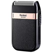 Barbeador Kemei KM-2024 preto 100V/240V