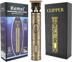 Barbeador Kemei Km-700D Cabelo Profissional Elétrico Presente dia dos Pais
