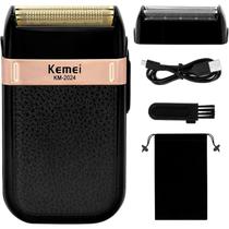 Barbeador Masculino Elétrico Recarregável Portátil P/ Viagem Usb C/ Cabo Aparador Máquina Barbeador Masculino Elétrico Recarregável Portátil P/ Viagem Usb C/ Cabo Aparador Máquina