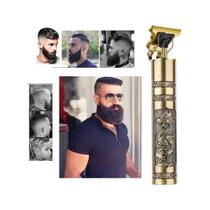 Barbeador Profissional Homens T9 Vintage, Gold