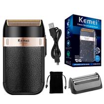 Barbeador Shaver Kemei Elétrico Com Cabeças Removiveis Barbeador Shaver Kemei Elétrico Com Cabeças Removiveis